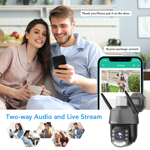 5MP 30X Optical Zoom Surveillance Camera Outdoor WiFi with Preset Position and Cruise Zoom