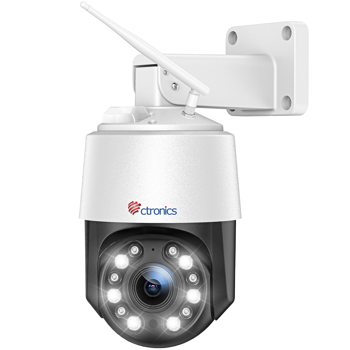 Caméra de surveillance Ctronics 4K 8MP à zoom optique 5X avec WLAN extérieur 5 GHz/2,4 GHz