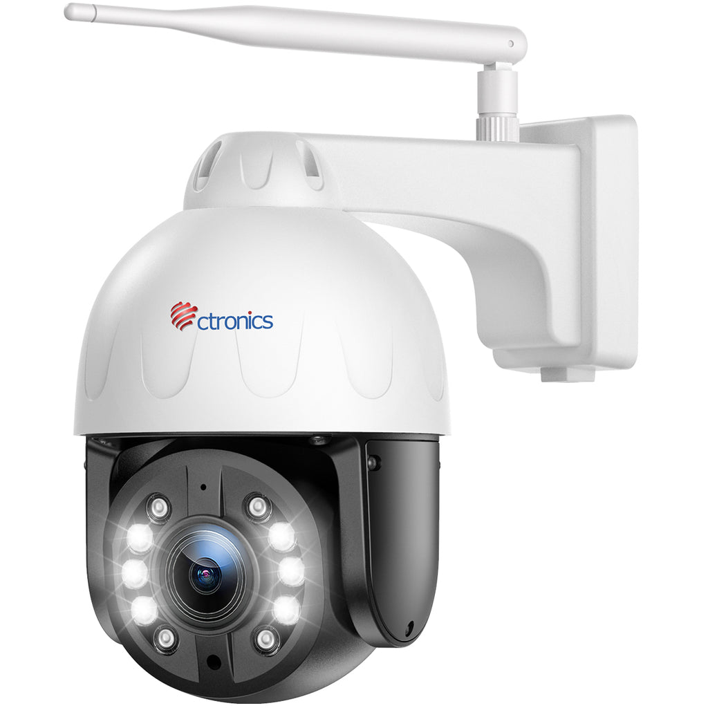 Ctronics 4K 8MP 5X Optical Zoom Surveillance Camera with Outdoor WLAN 5GHz/2.4GHz