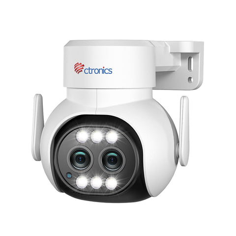 Cámara de vigilancia Ctronics 6X con zoom híbrido de doble lente 1080P HD WIFI