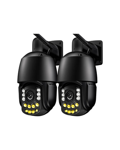 Ctronics 4K 30x Optical Zoom Security Camera Outdoor, 150 m Nachtsicht, 2,4/5 GHz WiFi, KI -Erkennung von Menschen/Fahrzeugen/PET, voreingestellte Kreuzfahrtwege, Metall