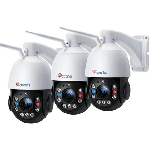 5MP HD PTZ Security Camera with 30X Optical Zoom and 492ft Night Vision
