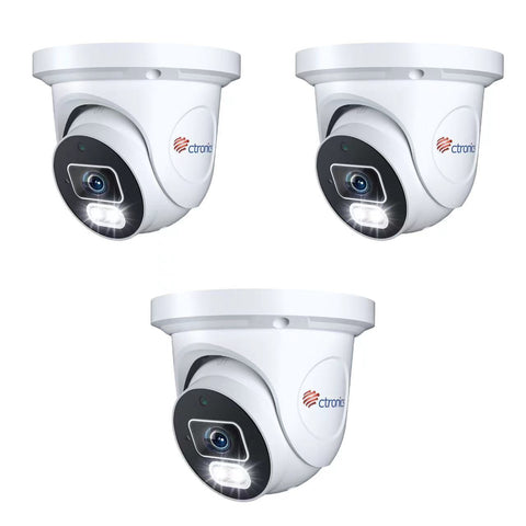 Ctronics 5MP surveillance camera outdoor WLAN, IP camera IP66，Human Detection