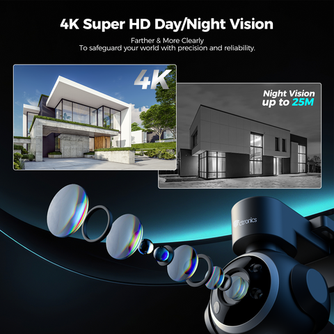 Kit Videosorveglianza Reolink 12MP - 4 Telecamere PoE, NVR 8CH 2TB, Visione Notturna A Colori - Foto 2