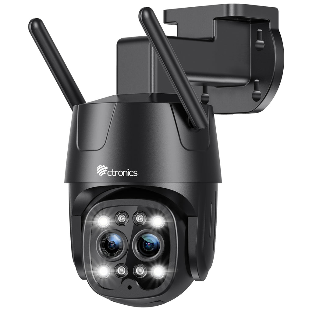 Smart 2K 4MP Indoor/Outdoor Camera Dual Lens and 6X Hybrid Zoom & 5G/2