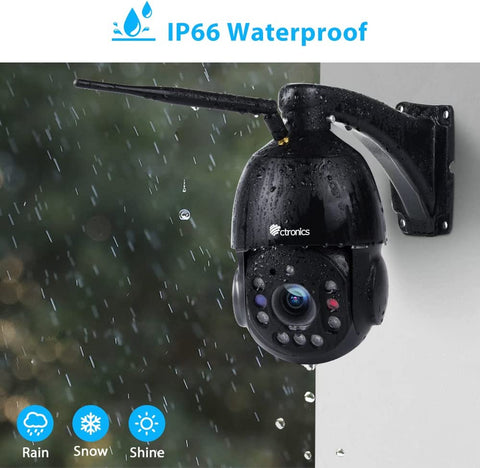5 MP HD PTZ-Überwachungskamera mit 30-fachem optischen Zoom und 492 Fuß Nachtsicht